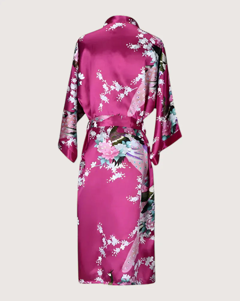 Robe kimono rose - Ayaka