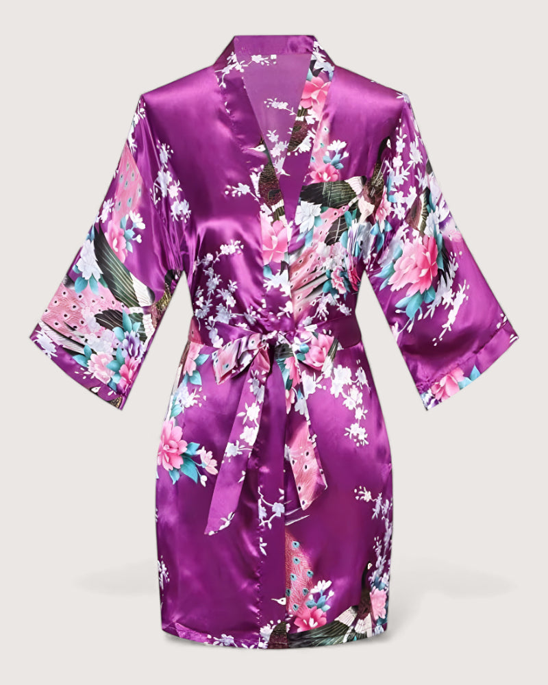Pyjama kimono femme soie - Kinu