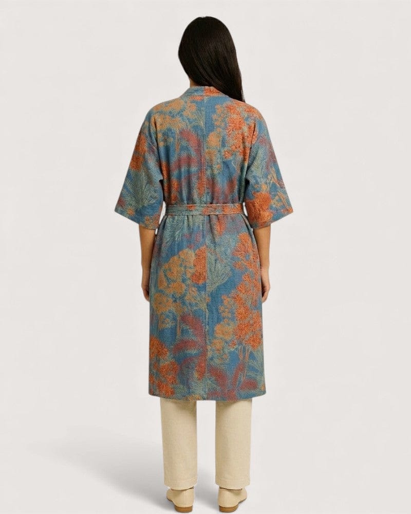 Peignoir kimono coton femme - Airi
