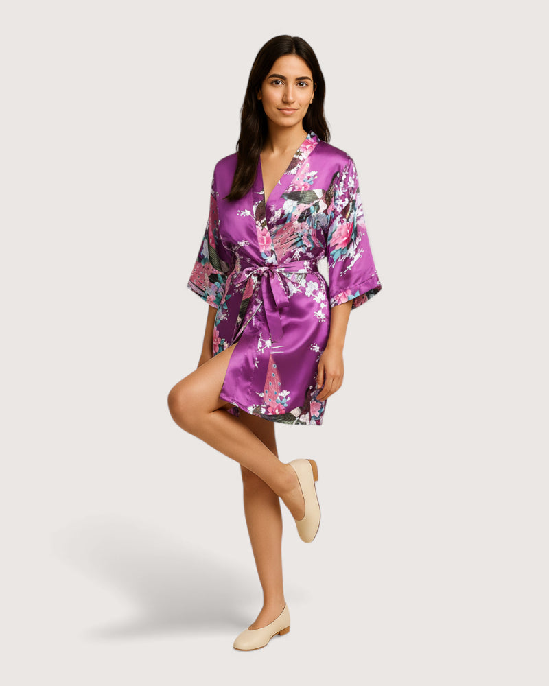 Pyjama kimono femme soie - Kinu