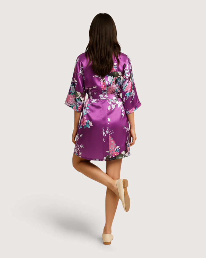 Pyjama kimono femme soie - Kinu