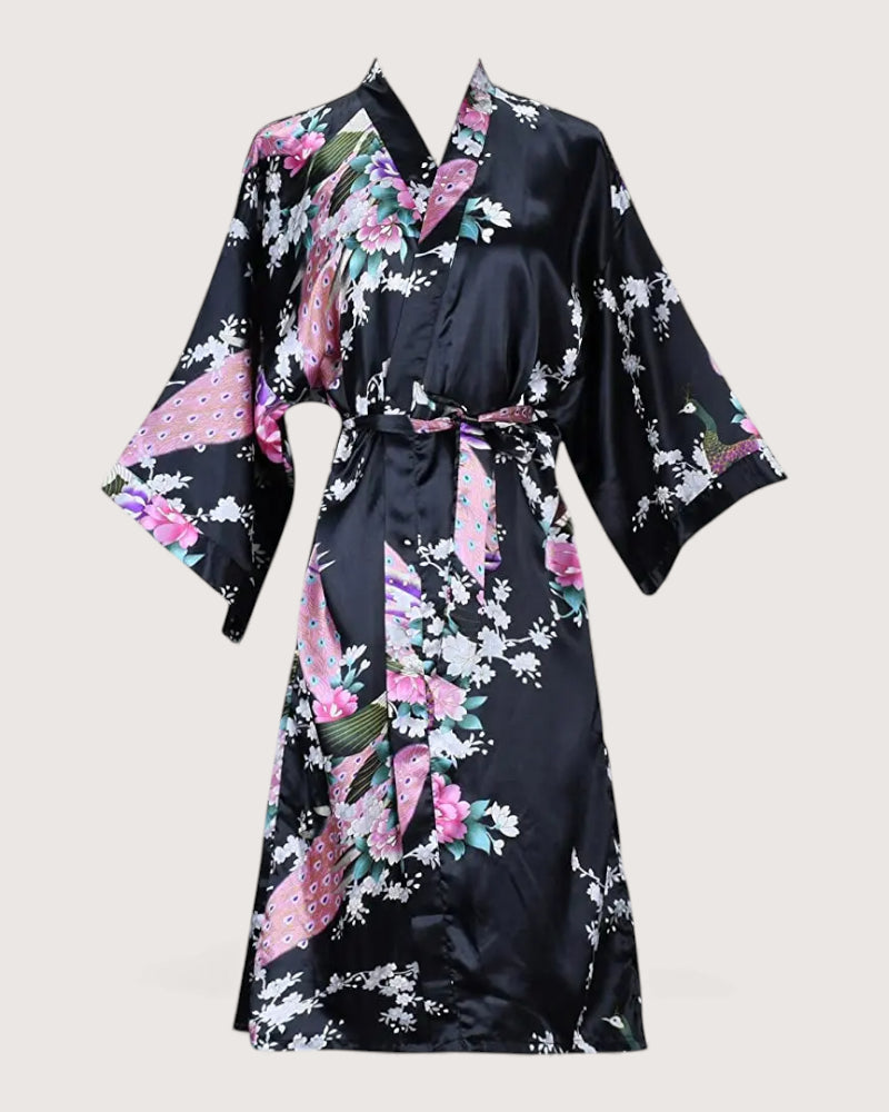 Kimono long satin - Miyu