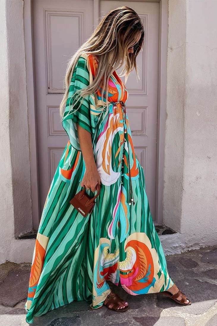 kimono plage long - Namiko