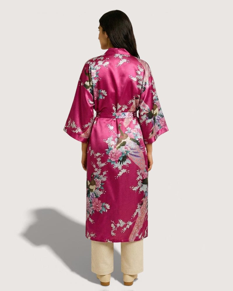 Robe kimono rose - Ayaka