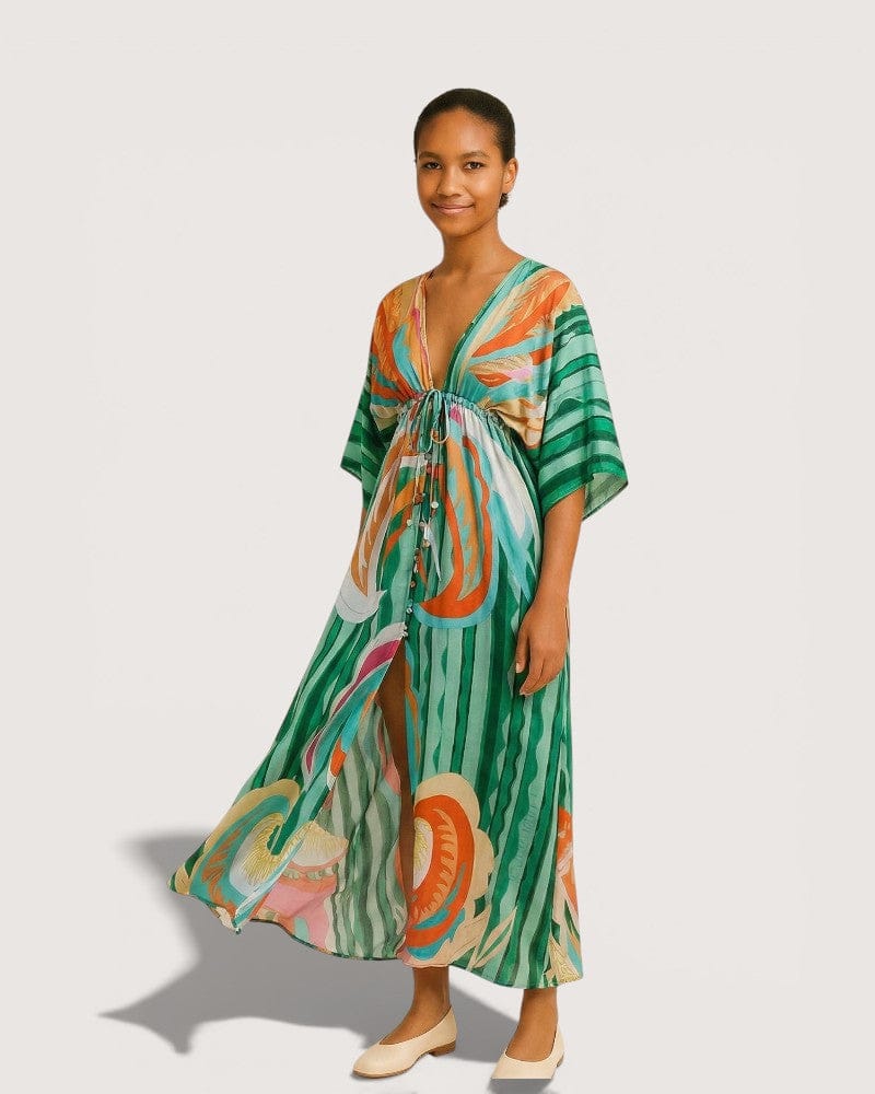 Kimono plage long - Namiko