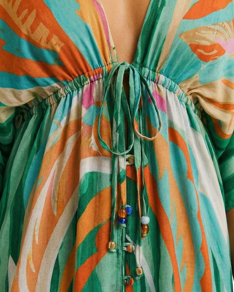 Kimono plage long - Namiko