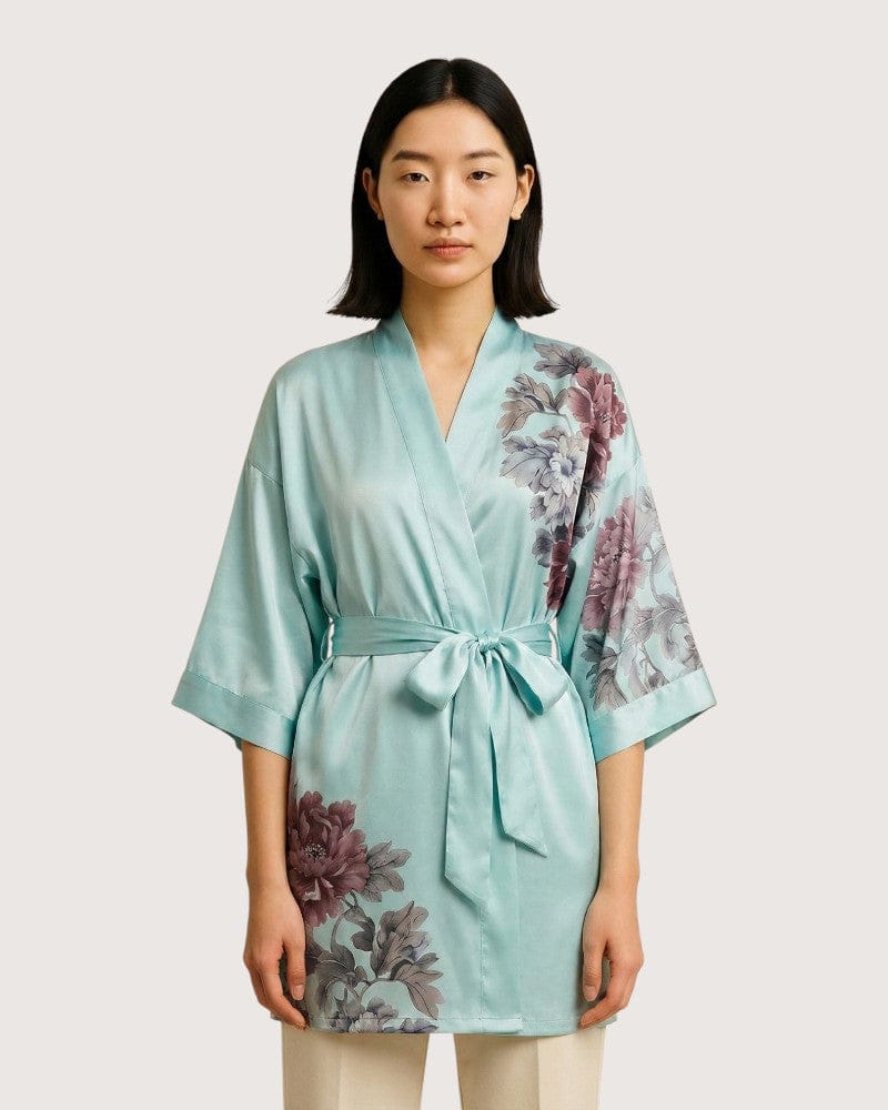 Ensemble robe kimono satin - Yuki