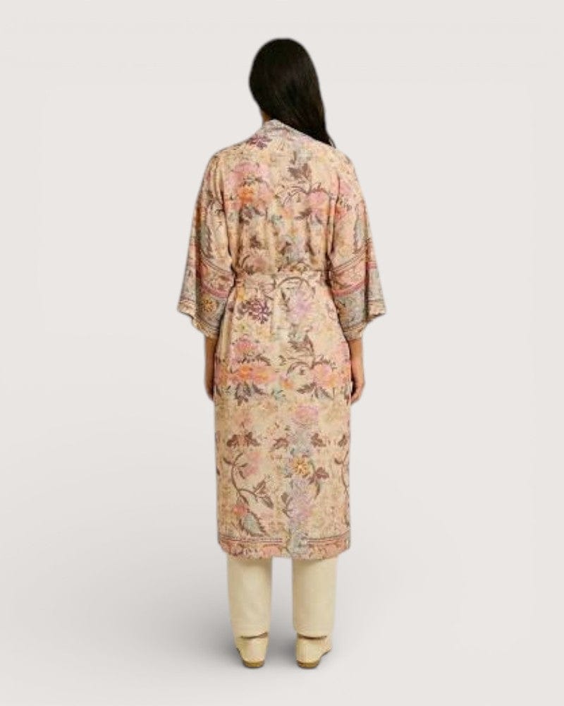 Kimono imprimé à fleurs - Sumire