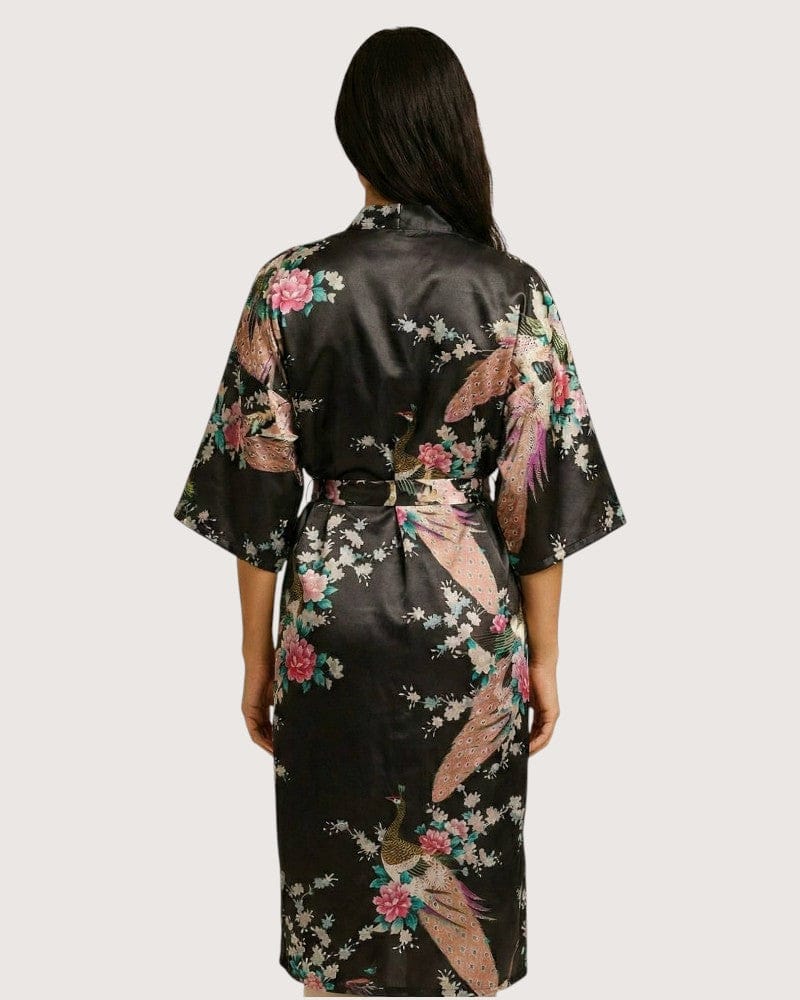 Kimono long satin - Miyu