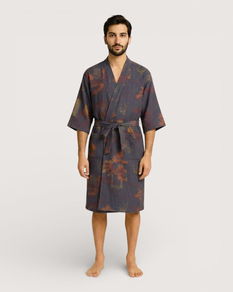 Peignoir Kimono court homme - Daiki