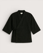 Veste kimono noire - Kurugane
