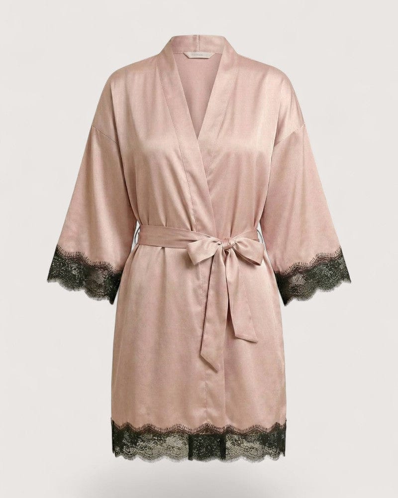 Déshabillé kimono femme dentelle - Saya