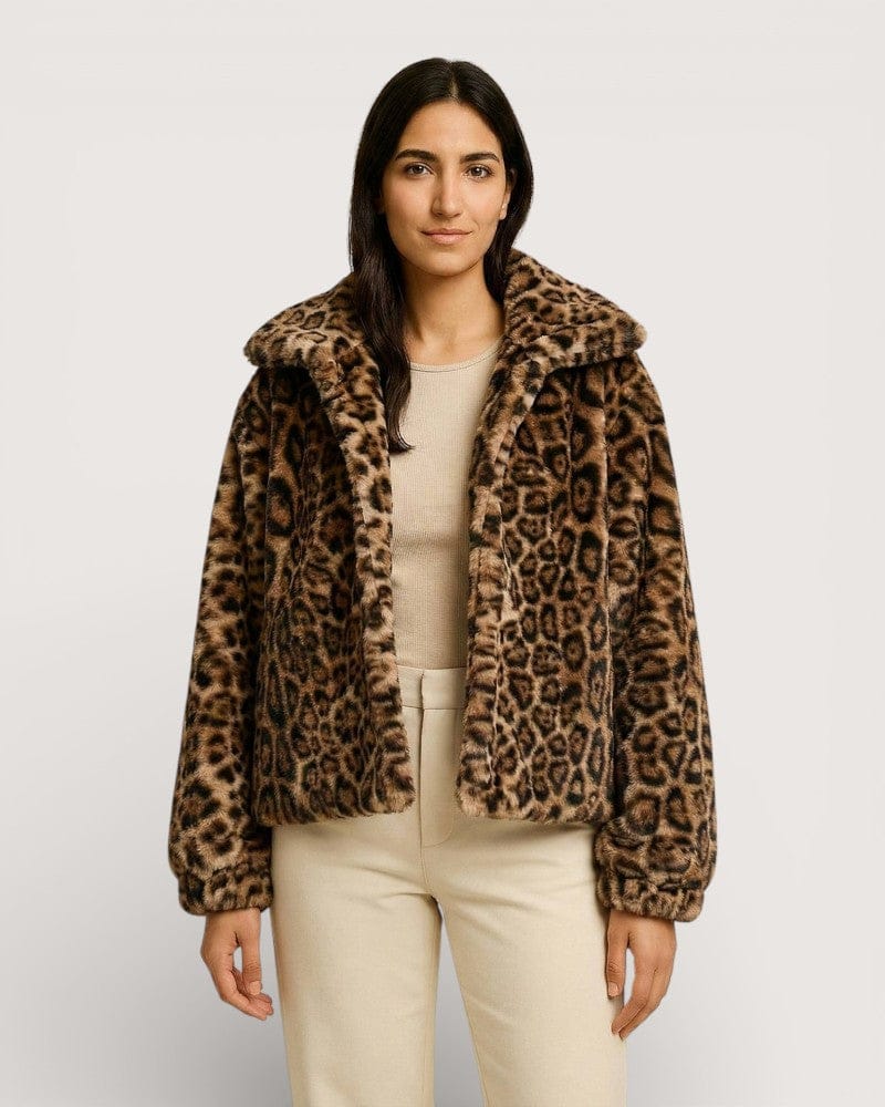 Veste kimono leopard - Raka