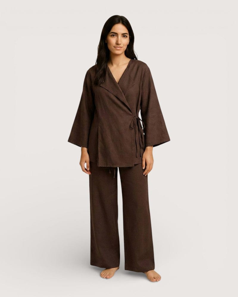 Ensemble kimono en lin - Enya