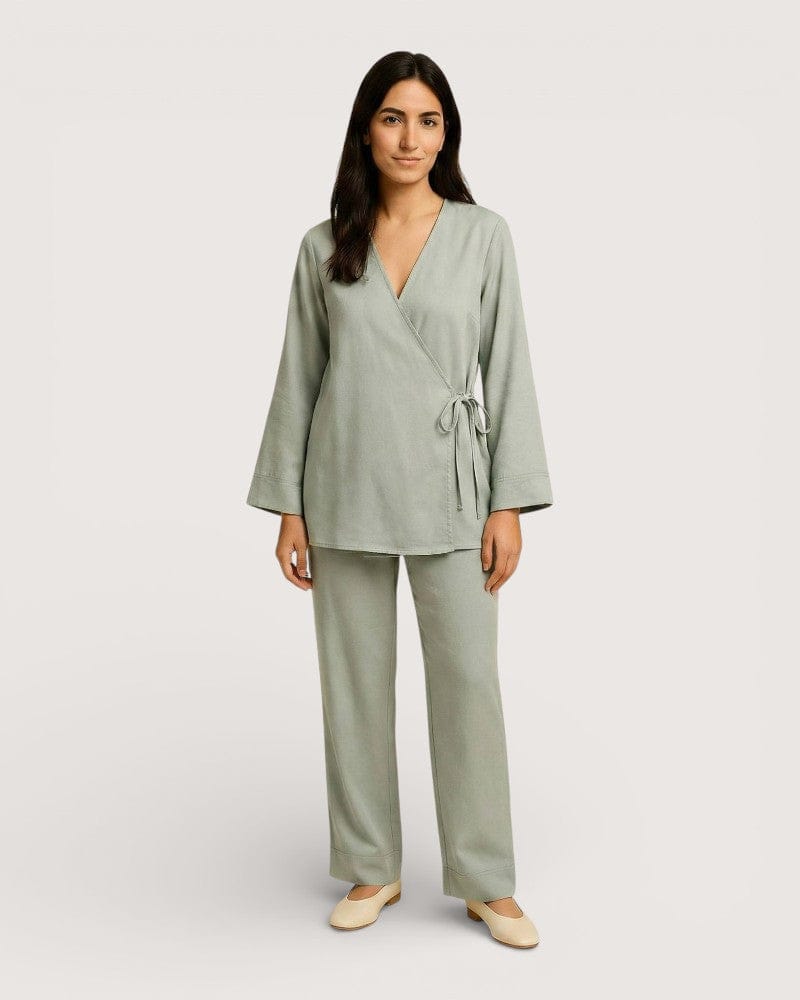 Ensemble kimono en lin - Enya