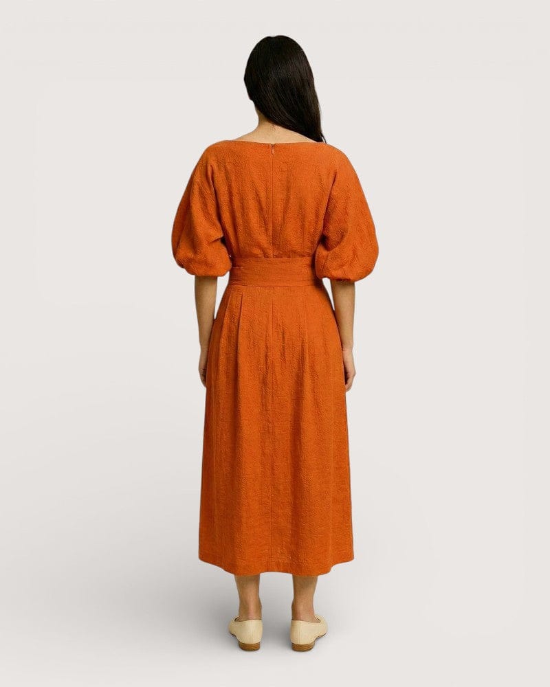 Kimono orange - Nero