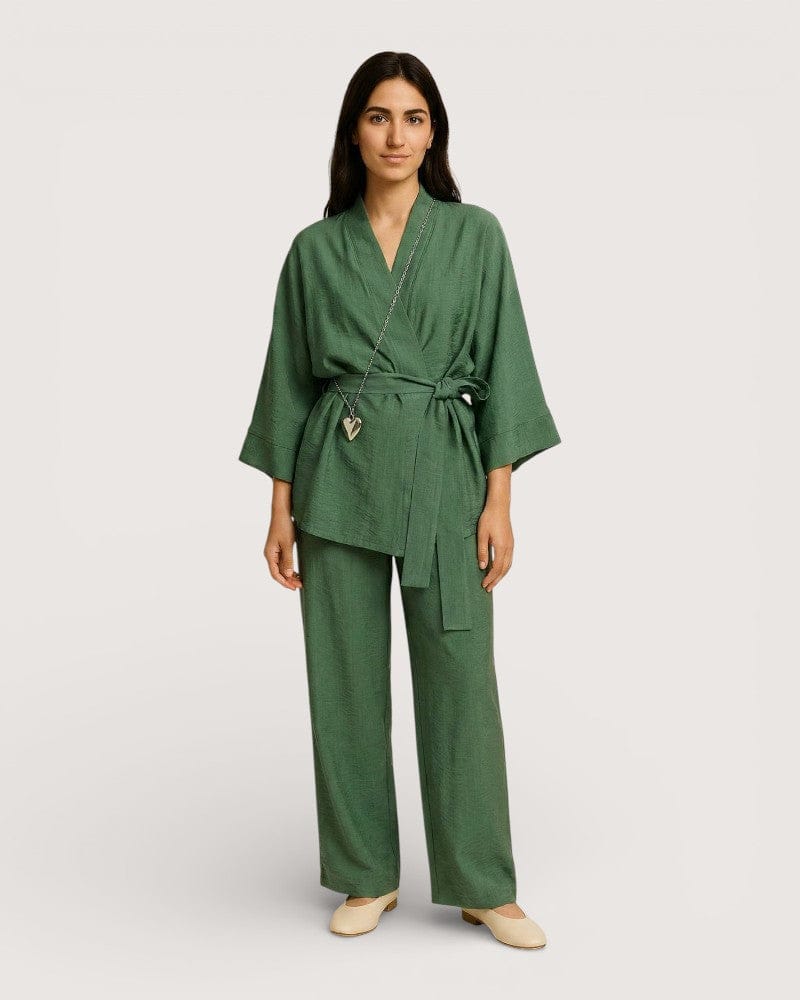 Ensemble kimono pantalon femme - Moki