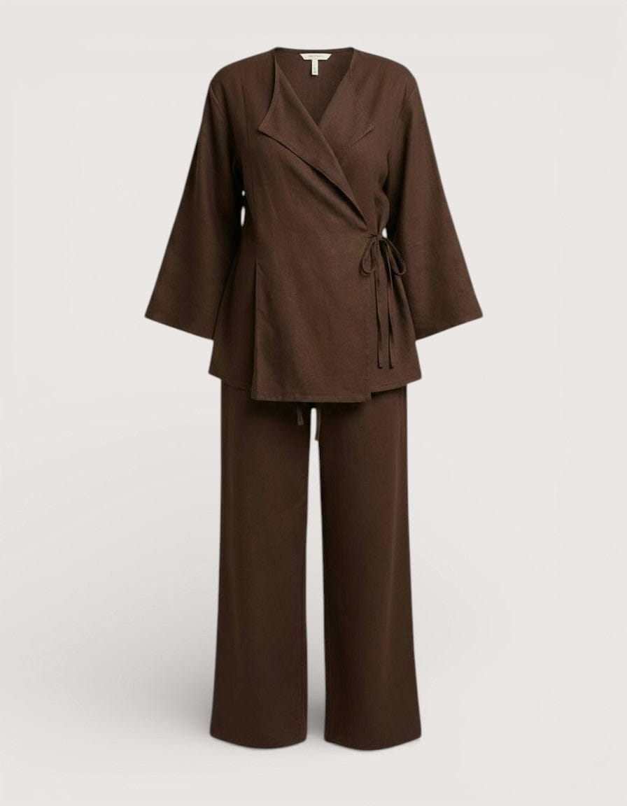 Ensemble kimono en lin - Enya