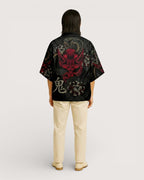 Veste kimono noir - Kuroji