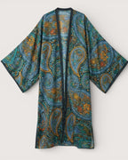 Robe kimono bleu - Aoi
