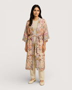 Kimono imprimé à fleurs - Sumire